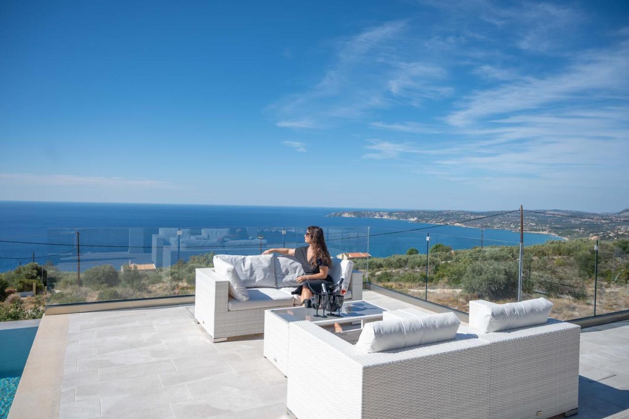 Panorama Blue Kefalonia - Luxury In Lourdata Villa Simotáta