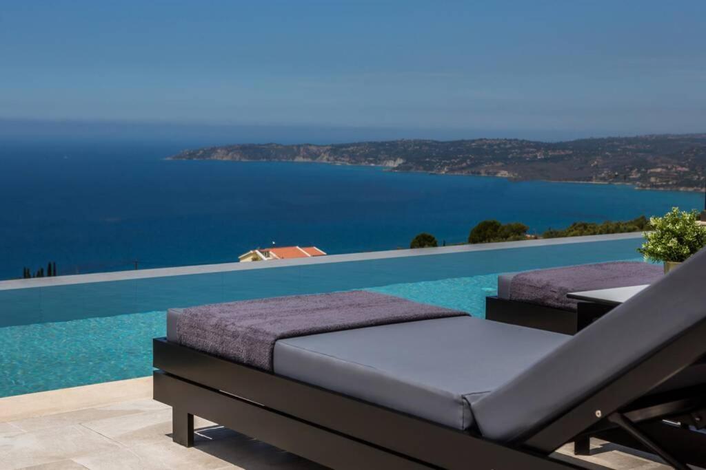 Panorama Blue Kefalonia - Luxury In Lourdata Willa