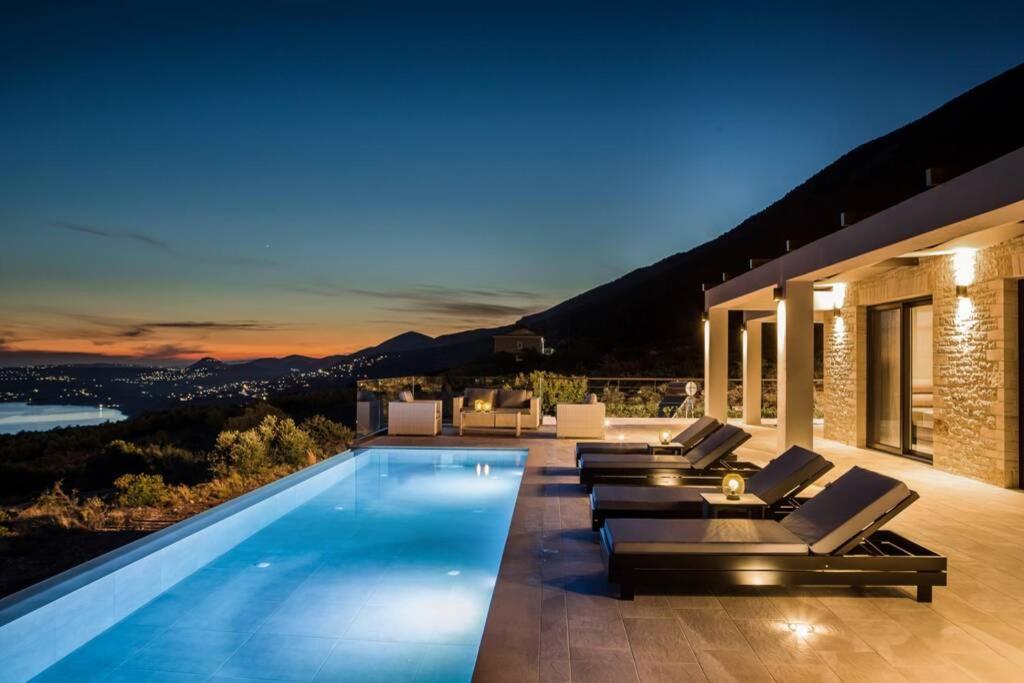 Panorama Blue Kefalonia - Luxury In Lourdata *