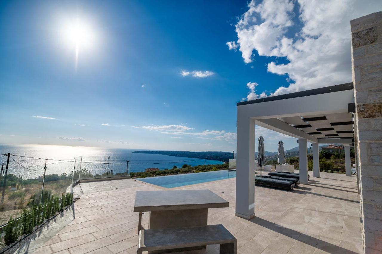 Panorama Blue Kefalonia - Luxury In Lourdata Willa Simotáta