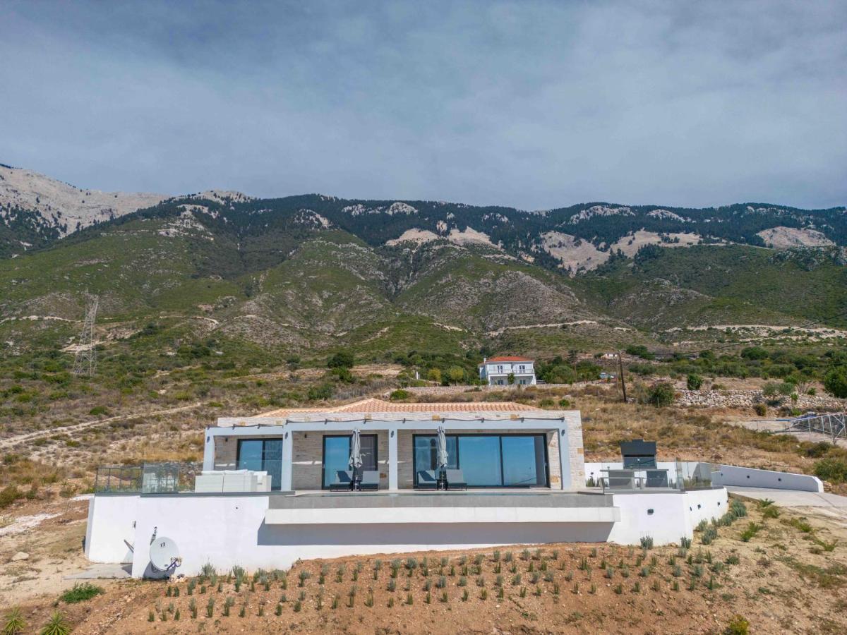 Willa Panorama Blue Kefalonia - Luxury In Lourdata Simotáta
